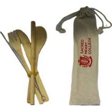 Bamboo Cutlery Set (*CAMN) 7820-C001