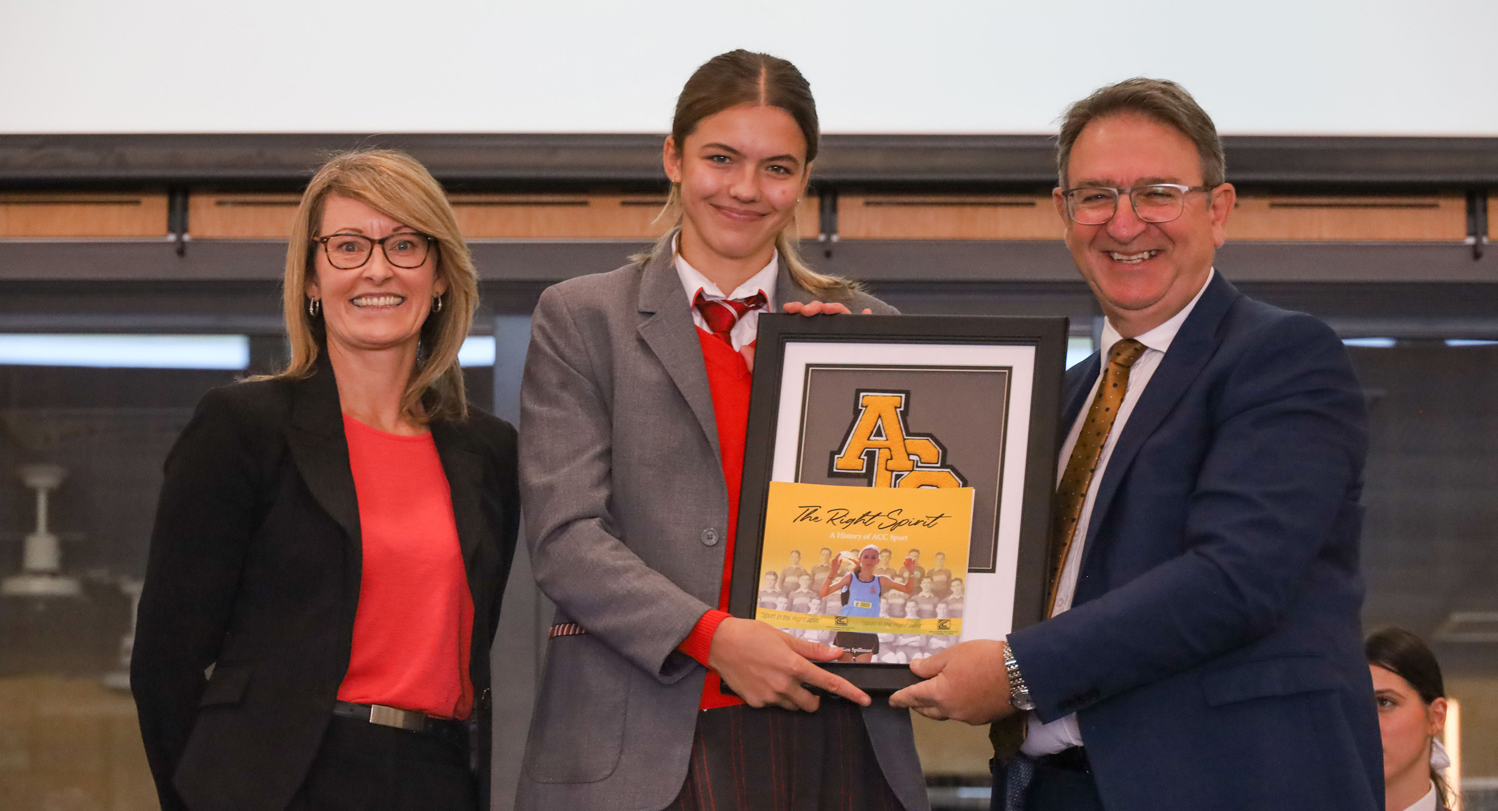 SIENA TONKIN (YEAR 12) RECEIVES THE ACC'S HIGHEST HONOUR